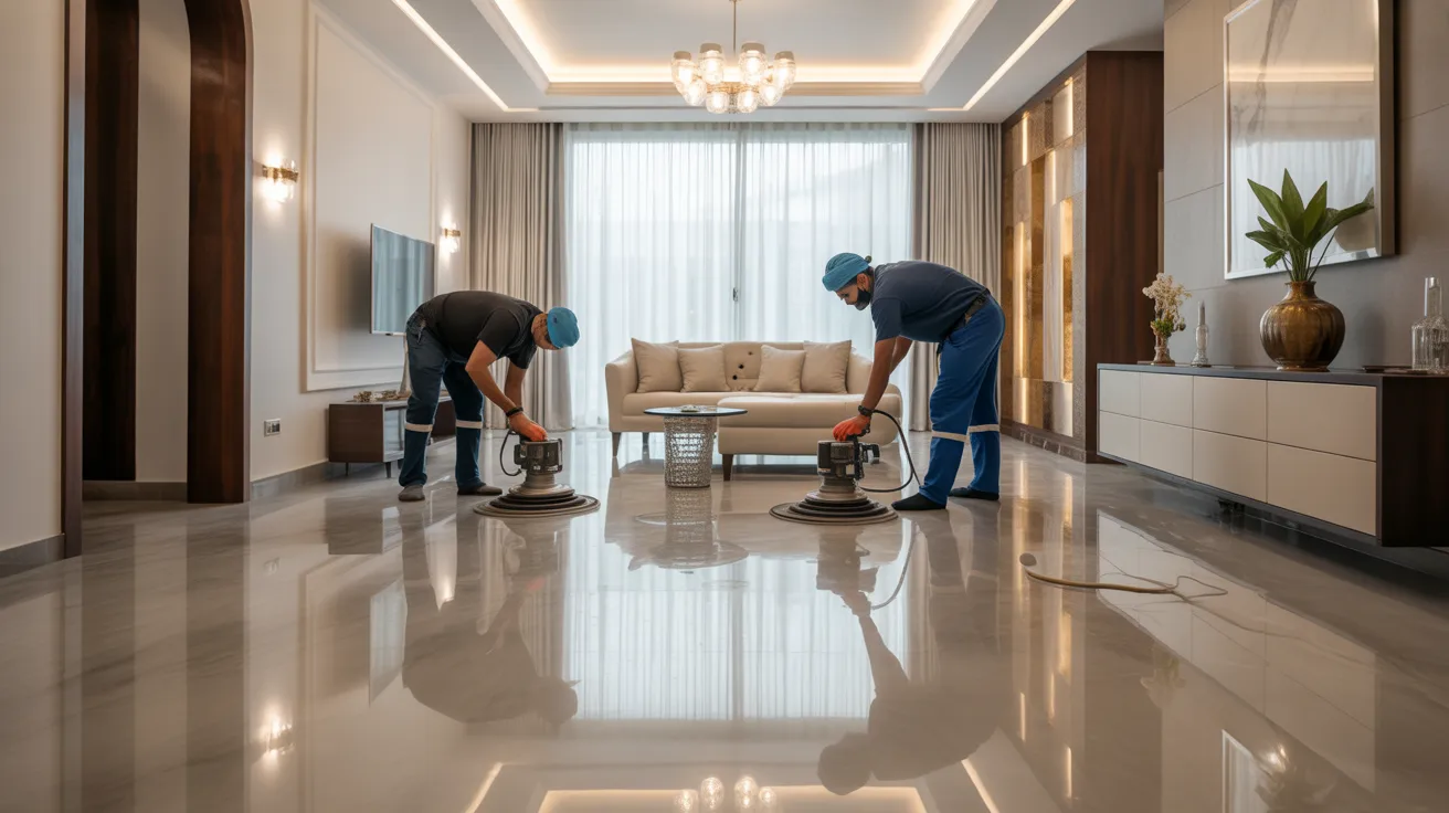 Marble Diamond Polishing